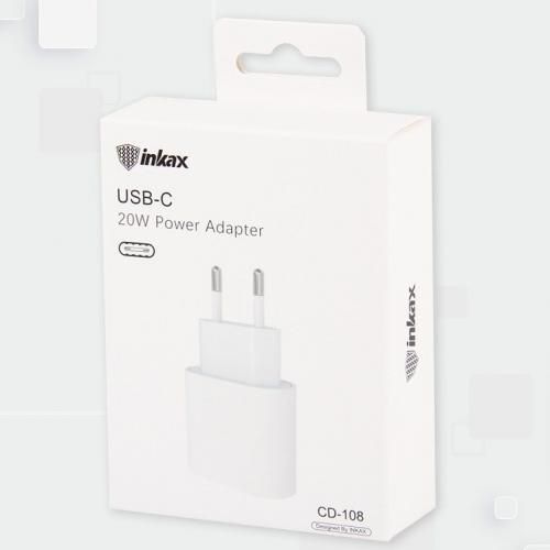 TECHGATE - Accessoires - CHARGEUR INKAX CD-109-USB-20W+CABLE IPHONE 