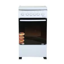 CUISINIERE BIOLUX 4 FEUX 50CM BLANC