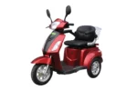 ESCOOTER TRICYCLE ZIMOTA ELECTRIQUE THREE ROUGE.