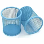POT A STYLO ROND METAL 802BL - BLEU – Image 2
