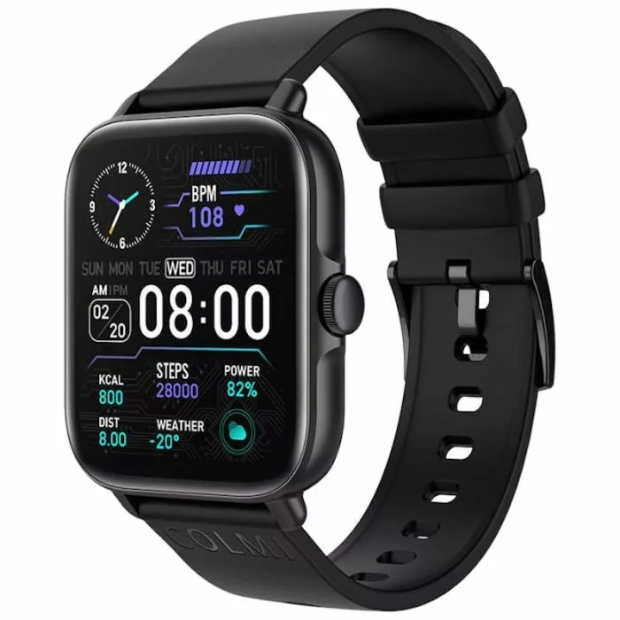 montre-connectee-colmi-p28-plus-noir-prix-tunisie