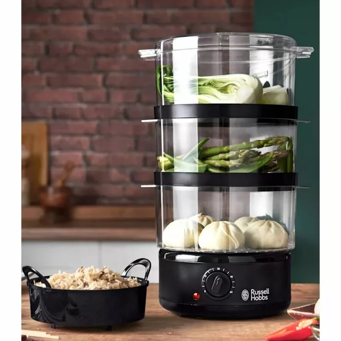 Cuiseur Vapeur Compact Matte Black - Russell Hobbs 2