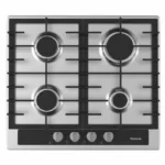 PLAQUE DE CUISSON ENCASTRABLE FOCUS F402X 4 FEUX 60 CM - INOX.