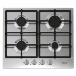 PLAQUE DE CUISSON ENCASTRABLE FOCUS  F408X 4 FEUX 60 CM - INOX