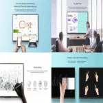 ECRAN INTERACTIF TACTILE TELEFUNKEN AVEC SUPPORT AMOVIBLE. – Image 2