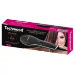 BROSSE LISSANTE TECHWOOD TBC-229L THERMOSTAT CERAMIQUE - NOIR – Image 2