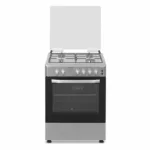 CUISINIERE A GAZ BRANDT BGE6241X 60 CM 4 FEUX.
