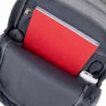 SAC A DOS ANTIVOL POUR PC PORTABLE 17.3" RIVACASE 7567 - GRIS ET BLEU – Image 3