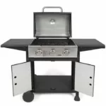 BARBECUE A GAZ LIVOO DOC279 3 BRULEURS - NOIR. – Image 2