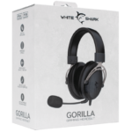 MICRO CASQUE GAMER WHITE SHARK GORILLA GH-2341- NOIR ET GRIS – Image 2
