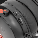MICRO CASQUE GAMER FILAIRE WHITE SHARK GORILLA GH-2341- NOIR ET ROUGE – Image 6