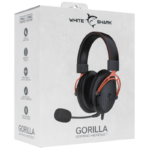 MICRO CASQUE GAMER FILAIRE WHITE SHARK GORILLA GH-2341- NOIR ET ROUGE – Image 7