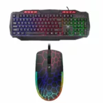 ENSEMBLE CLAVIER ET SOURIS GAMER FILAIRE STAR WAVE GCM1093 RGB - NOIR
