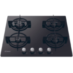 PLAQUE DE CUISSON ENCASTRABLE A GAZ CANDY 4 FEUX - NOIR. – Image 3