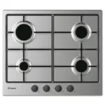 PLAQUE DE CUISSON ENCASTRABLE CANDY 4 FEUX 60CM - SILVER.