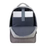 SAC A DOS ANTIVOL POUR PC PORTABLE 15.6" RIVACASE 7562 GRIS – Image 7