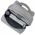SAC A DOS ANTIVOL POUR PC PORTABLE 15.6" RIVACASE 7562 GRIS – Image 6