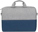 SACOCHE POUR PC PORTABLE RIVACASE 7532 15.6 GRIS ET BLEU – Image 4