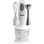 MIXEUR TRISTAR 3EN1 AVEC PIED EN INOX 200W - BLANC