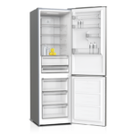 REFRIGERATEUR COMPBINE SABA AVEC AFFICHEUR NOFROST 381L - SILVER . – Image 3