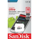 CARTE MEMOIRE SANDISK ULTRA ANDROID MICROSDHC 16 GO