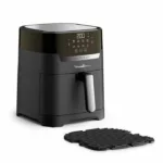 FRITEUSE GRILL SANS HUILE 2EN1 MOULINEX EZ505810 + GRILL DIGITAL 1400 W - NOIR. – Image 5