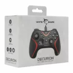 MANETTE DE JEU 3EN1 WHITE SHARK DECURION GP-2038 - NOIR ET ROUGE – Image 4