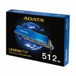DISQUE DUR INTERNE ADATA LEGEND 710 512GO SSD PCIE M.2. – Image 2