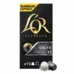 PAQUET DE 10 CAPSULES COMPATIBLE NESPRESSO L'OR ONYX 12.