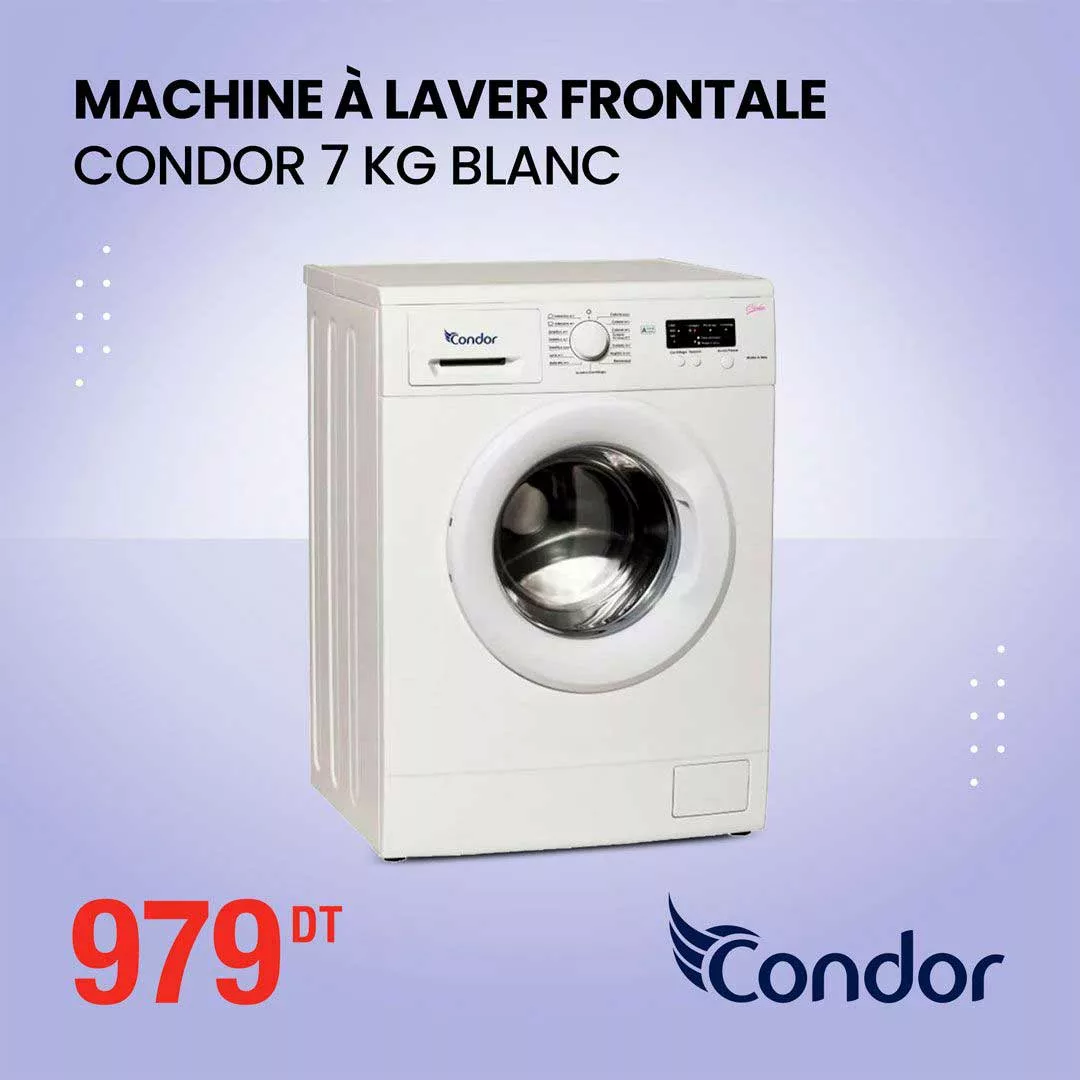 machine a laver frontale condor 7kg techgatejpg