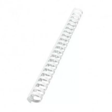 50 Reliures Spirale Plastique 32mm Blanc