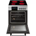 CUISINIERE ELECTRIQUE DE DIETRICH DCV1568X 4 FEUX 60CM INOX. – Image 2