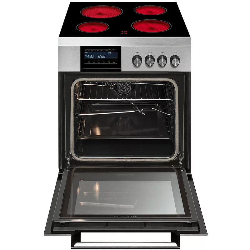 Cuisinière Electrique De Dietrich DCV1568X 4 Feux 60Cm Inox1