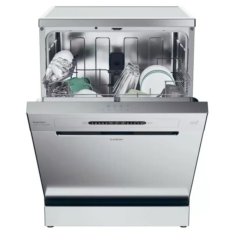 LAVE-VAISSELLE CANDY CF3E7L0S 60 CM 13 COUVERTS-SILVER1