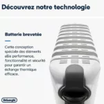 RADIATEUR BAIN D'HUILE DELONGHI TRRS1225 12 ELEMENTS 2500W - BLANC. – Image 2