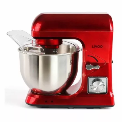 Robot Pétrin Multifonction LIVOO DOP190R 1000W - Rouge