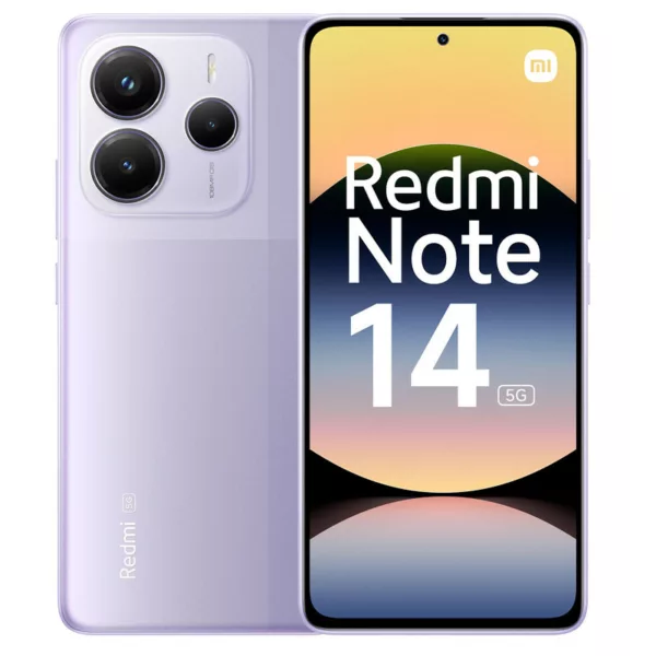 Smartphone Xiaomi Redmi Note 14 5G 6Go 128Go Violet