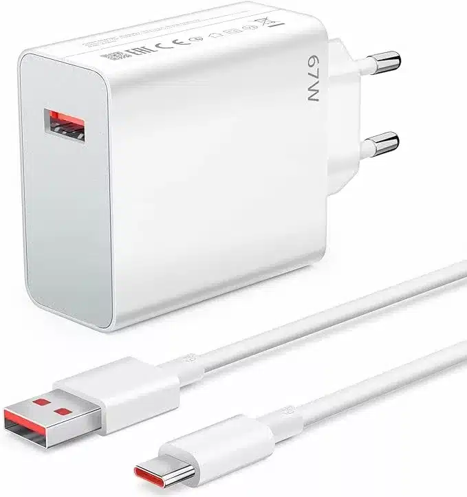 CHARGEUR RAPIDE 67W AVEC CABLE USB C 1M XIAOMI_prix_tunisie