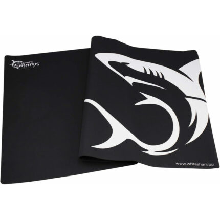 tapis-souris-gamer-white-shark-mp-1967-noir