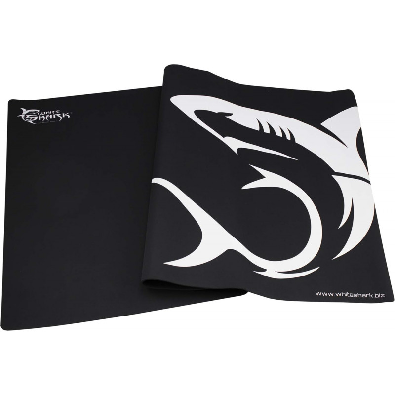 tapis-souris-gamer-white-shark-mp-1967-noir