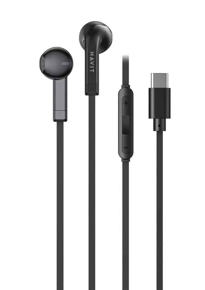 ecouteurs-havit-usb-c-earphones-e336c-black-tunisie