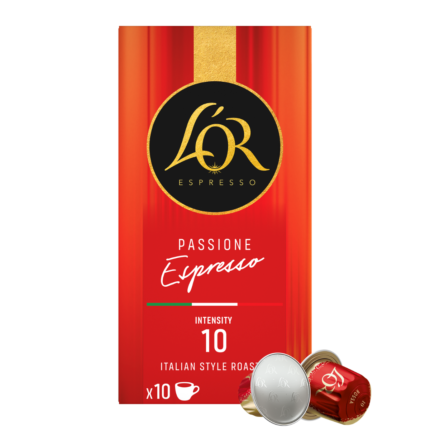 PAQUET DE 10 CAPSULES CAFE L’OR COMP NESPRESSO FERRARI MARANELLO