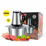 HACHOIR ELECTRIQUE GENERAL GOLD GD-500 300W 3L INOX – Image 3