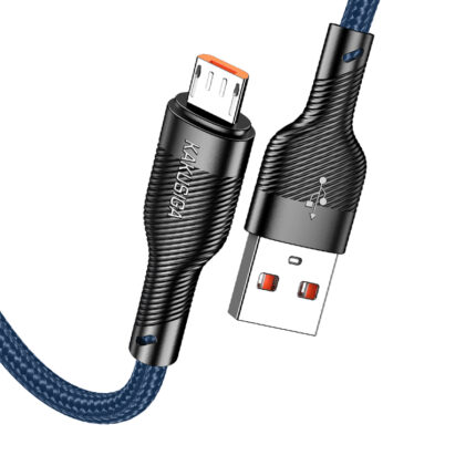 CABLE CHARGEUR KAKUSIGA KSC-991 3A POUR IPHONE BLEU