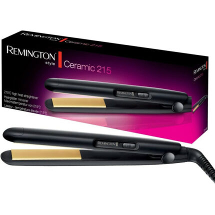 plaque-cheveux-ceramic-remington-straight-215-slim-hair-noir