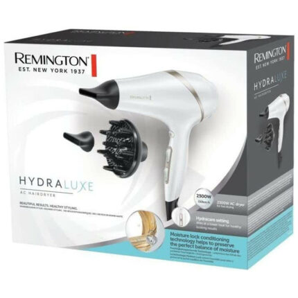 seche-cheveux-remington-hydraluxe-2300w-blanc