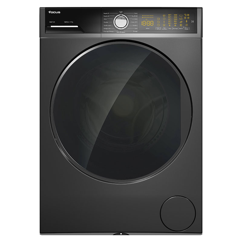 MACHINE A LAVER FRONTALE 11KG 1400 TOURS A+++ DARK INOX FOCUS - Focus