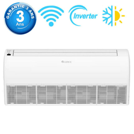 climatiseur-plafonnier-gree-48000-btu-inverter-chaud-froid-blanc