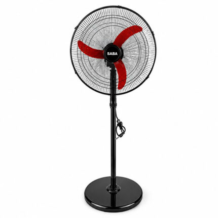 ventilateursurpiedsaba20noiretrouge-