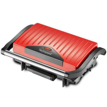 appareil-panini-grill-techwood-1500w-rouge